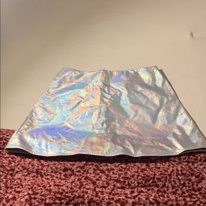 Metallic skirt